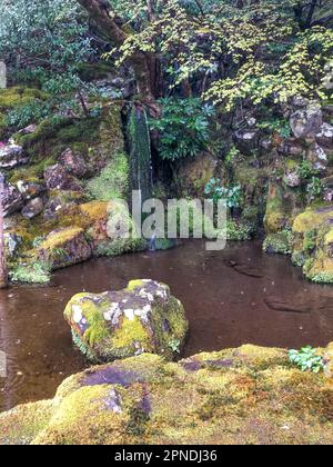 Ginkaku - Ji– il padiglione d'argento a Kyoto, Giappone Foto Stock