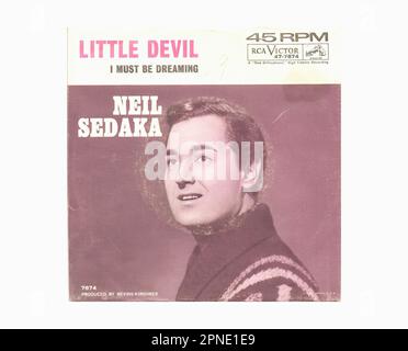 1961 - Neil Sedaka A - Vintage 45 R.P.M Music Vinyl Record Foto Stock