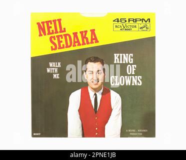 1962 - Neil Sedaka A - Vintage 45 R.P.M Music Vinyl Record Foto Stock
