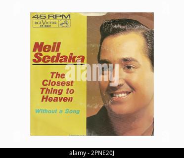1964 - Neil Sedaka A - Vintage 45 R.P.M Music Vinyl Record Foto Stock