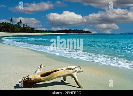 Natadola Beach, viti Levu, Figi Foto Stock