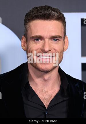 Londra, Regno Unito. 18th Apr, 2023. Londra, Regno Unito. Aprile 18th, 2023. Richard Madden arriva al Global Premiere di Citadel, Londra. Credit: Doug Peters/Alamy Live News Foto Stock