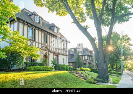 Casa nello storico quartiere Durand di Hamilton Ontario Canada Foto Stock