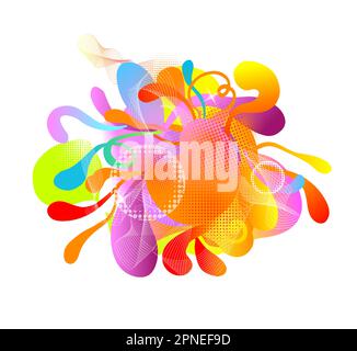 Gradienti grafici moderni astratti fluidi. Illustrazione vettoriale Illustrazione Vettoriale