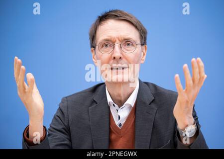 Berlino, Germania. 05th Apr, 2023. Karl Lauterbach (SPD). Credit: Hannes P. Albert/dpa/Archivbild/dpa/Alamy Live News Foto Stock