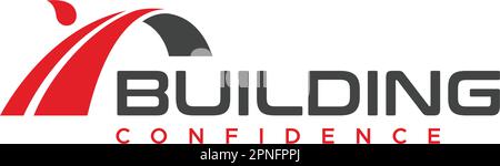 Design minimalista con logo DI FIDUCIA Illustrazione Vettoriale