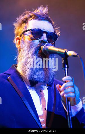 Milano, Italia. 18th Apr, 2023. Eels suona dal vivo ad Alcatraz a Milano il 18 2023 aprile (Foto di Mairo Cinquetti/NurPhoto) Credit: NurPhoto SRL/Alamy Live News Foto Stock