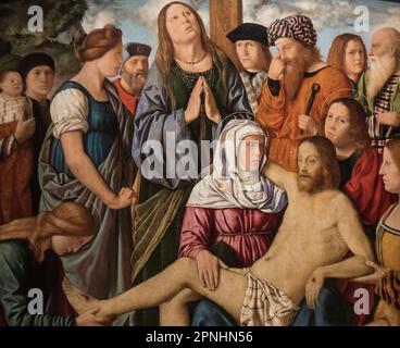 Bernardino Luini: "La Lamentazione sul Cristo morto" (1507) Foto Stock