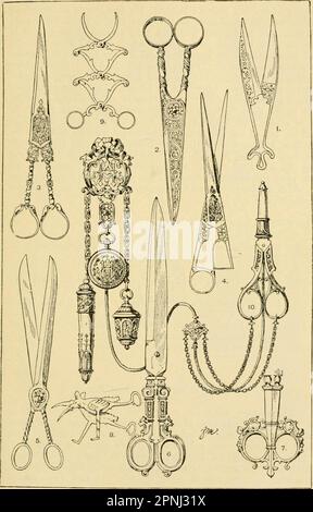 "Manuale d'ornamento; grammatica d'arte, disegno industriale e architettonico in tutti i suoi rami, per uso pratico e teorico" (1900) Foto Stock