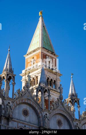 Campanile di San Marco, Venezia, Veneto, Italia Foto Stock