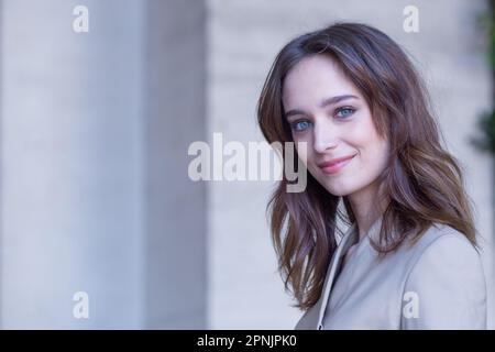 Aprile 19, 2023, Roma, Italia: L'attrice italiana Denise Tantucci partecipa alla fotocall del film 'Io e mio fratello' allo Space Cinema moderno di Roma (Credit Image: © Matteo Nardone/Pacific Press via ZUMA Press Wire) SOLO PER USO EDITORIALE! Non per USO commerciale! Foto Stock