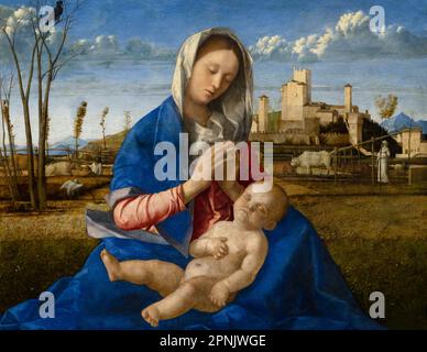 Madonna del Prato, Giovanni Bellini, 1500 circa, Foto Stock