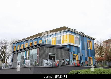 Cattedrale Youth Club a Derry Foto Stock