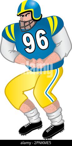 Giocatore di calcio 79 Illustrazione Vettoriale
