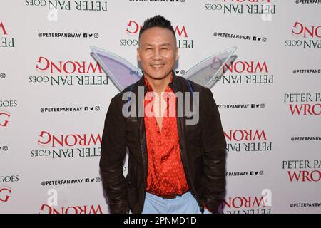 New York, Stati Uniti. 19th Apr, 2023. BD Wong partecipa alla serata di apertura di Broadway "Peter Pan Goes Wrong" all'Ethel Barrymore Theatre di New York, NY, il 19 aprile 2023. (Foto di Efren Landaos/Sipa USA) Credit: Sipa USA/Alamy Live News Foto Stock