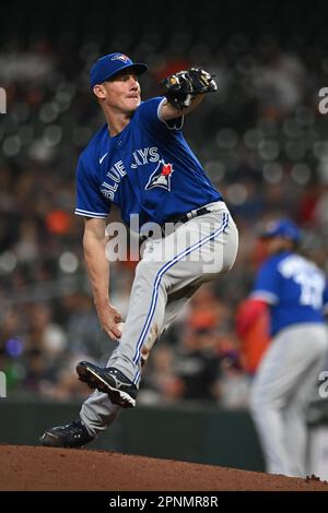 Il lanciatore dei Toronto Blue Jays Chris Bassitt (40) durante il fondo del primo gioco di MLB tra i Toronto Blue Jays e gli Houston AST Foto Stock