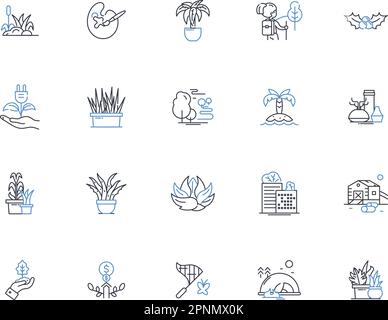 Collezione di icone della linea Chase. Inseguimento, corsa, Scramble, corsa, caccia, Inseguimento, vettore di avventura e illustrazione lineare. Presentazione di entusiasmo, sfida, sforzo Illustrazione Vettoriale