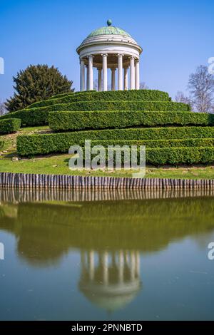 Tempio circolare monopterale, parco Querini, Vicenza, Veneto, Italia Foto Stock