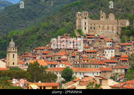 Dolceacqua, Liguria, Riviera Italiana, Provincia di Imperia, Italia Foto Stock