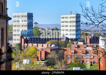 St George's Cross and Woodlands District council Housing Architects' Journal Retrofit Award Foto Stock