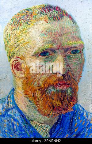 Autoritratto pittura, Vincent Van Gogh Foto Stock