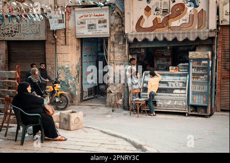 Cairo, Egitto. Marzo 2023. Immagini raffiguranti la capitale dello stato durante il mese di Ramadan Foto Stock