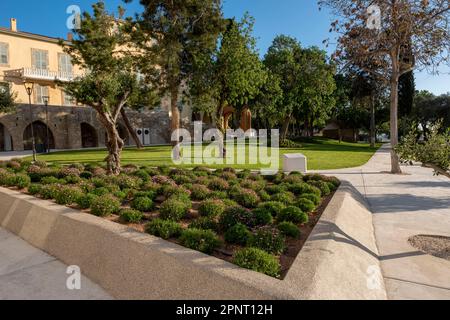 Ivecis Maliotou Park nel centro storico di Pafos, Cipro Foto Stock