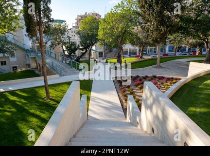 Ivecis Maliotou Park nel centro storico di Pafos, Cipro Foto Stock