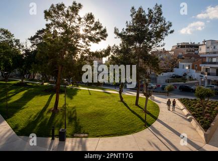 Ivecis Maliotou Park nel centro storico di Pafos, Cipro Foto Stock