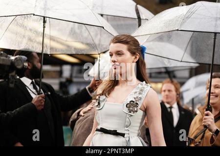 Anever Anderson partecipa alla prima mondiale di Peter Pan & Wendy, al Curzon Mayfair di Londra. Data immagine: Giovedì 20 aprile 2023. Foto Stock