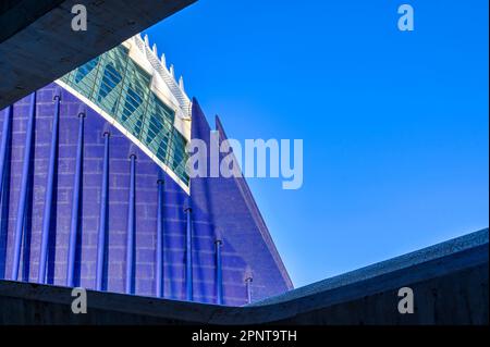 Valencia, Spagna - 17 luglio 2022: Città delle arti e delle scienze. Foto Stock