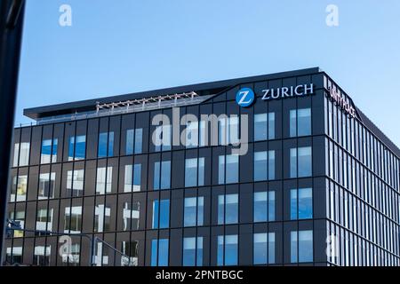 New Zurich Insurance HQ edificio sostenibile per uffici Unity Place a Swindon, Regno Unito Foto Stock