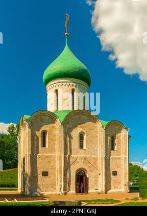 Salvatore Trasfigurazione Cattedrale nella città di Pereslavl-Zalessky Foto Stock