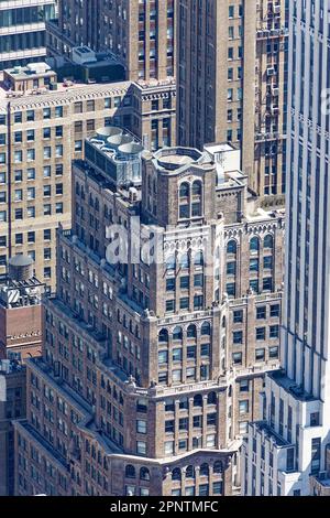 L'ex Young and Rubicam Building, noto anche come Murray Hill Building, si avvicina al suo 100th° compleanno su Madison Avenue nel centro di Manhattan. Foto Stock