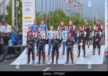 Croazia, Croazia. 20th Apr, 2023. Zagabria, Ceremonial Start Credit: Agenzia indipendente per le foto/Alamy Live News Foto Stock