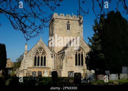 St Botolph's Church, Barton Seagrave, Northamptonshire, England, Regno Unito Foto Stock