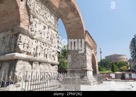 Galerio Arch, Salonicco, Macedonia centrale, Grecia. Foto Stock