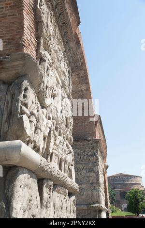 Galerio Arch, Salonicco, Macedonia centrale, Grecia. Foto Stock