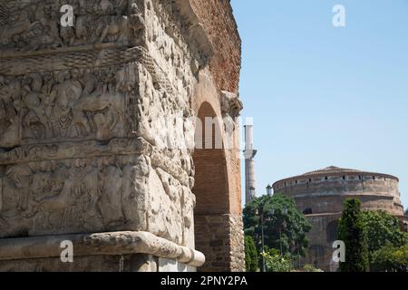 Galerio Arch, Salonicco, Macedonia centrale, Grecia. Foto Stock