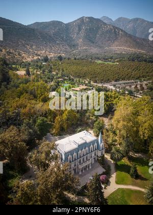 Splendida vista sul vecchio castello storico francese architettura Foto Stock