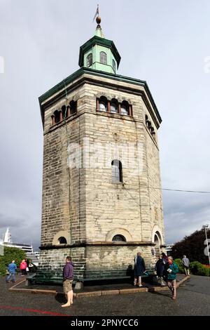 La torre a Valberg, Stavanger, Rogaland, Fiordi Occidentali, Norvegia, Scandinavia, Europa. Foto Stock