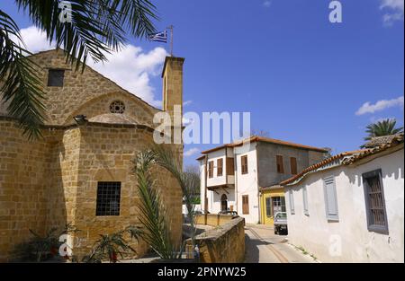 Chiesa di Panagia Chrysaliniotissa, Nicosia meridionale, Repubblica di Cipro Foto Stock