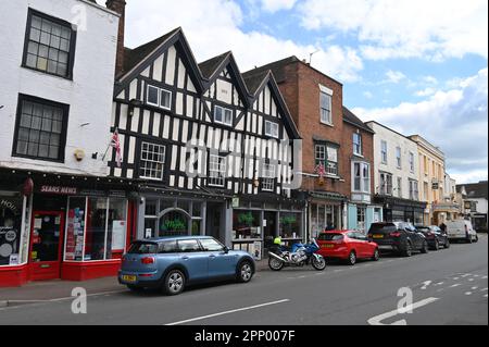 Fai shopping nella città di Upton, nel Worcestershire, a Severn Foto Stock