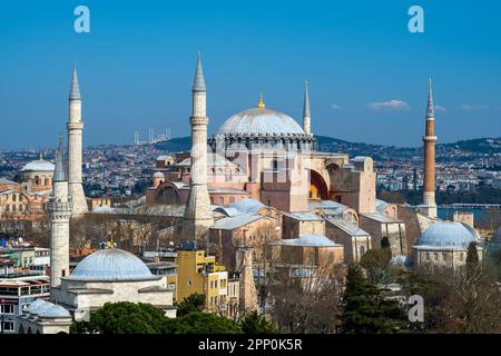 Grande Moschea di Santa Sofia (Ayasofya), Istanbul, Turchia Foto Stock