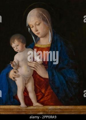 La Madonna e il Bambino, Giovanni Bellini, circa 1480-1485, Foto Stock