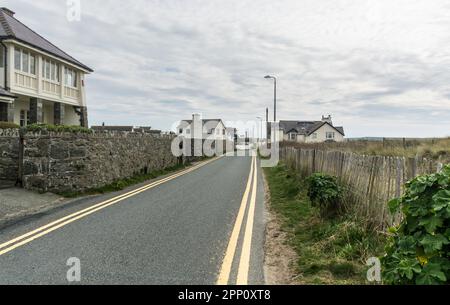 Avvicinati a Traeth Llydan, Rhosneigr, Anglesey, Galles del Nord. REGNO UNITO. Taken on 4th April 2023. Foto Stock