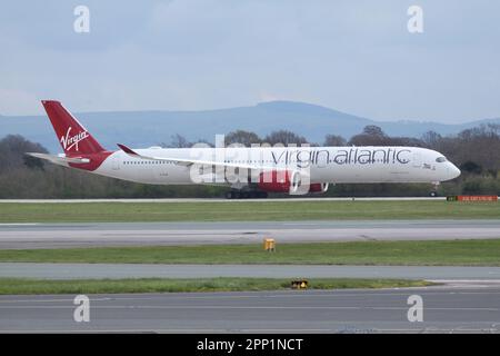 G-VLIB, Virgin Atlantic Airways, Airbus A350-1041, "Lady Emmaline" Foto Stock