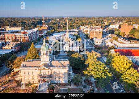 Atene, Georgia, USA all'alba. Foto Stock