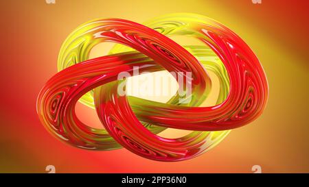motivo astratto colorato. rendering 3d. Foto Stock