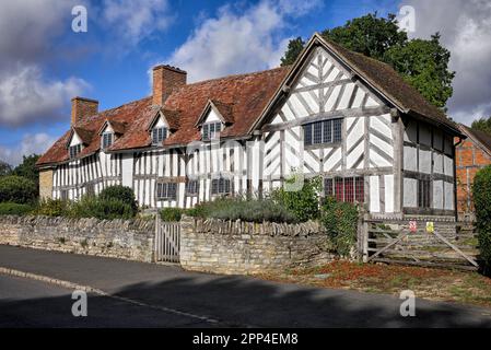 Mary Arden's House, Wilmcote Stratford Upon Avon, Inghilterra, Regno Unito Foto Stock